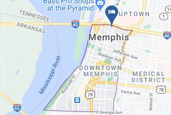 Shelby - Crowne Plaza Memphis Downtown Maps