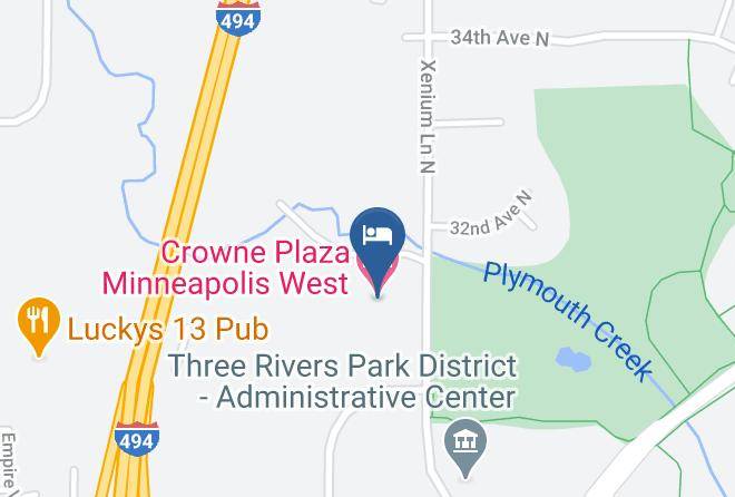 Hennepin - Crowne Plaza Minneapolis West Maps