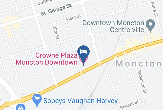 Westmorland - Crowne Plaza Moncton Downtown Maps
