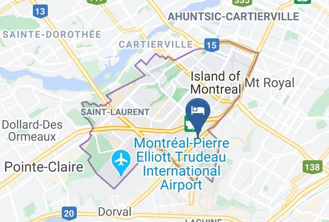 Montreal - Crowne Plaza Montreal Airport Maps
