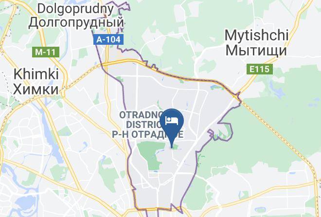 Moscow - Crowne Plaza Moscow Park Huaming Maps