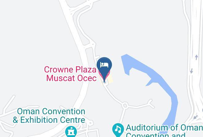 Bawshar - Crowne Plaza Muscat Ocec Maps