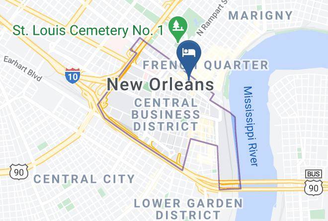 Orleans Par - Crowne Plaza New Orleans French Quarter Maps