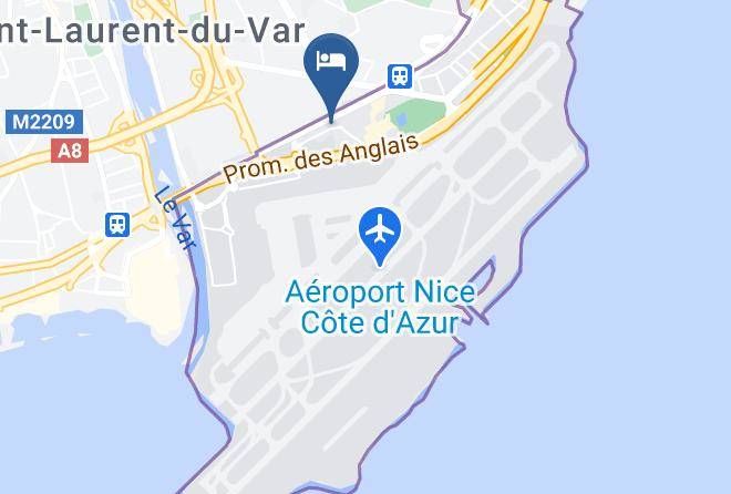 Crowne Plaza Nice Grand Arenas Map