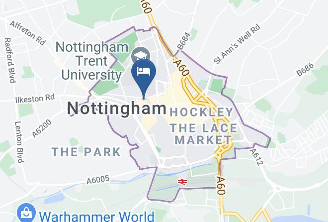 Nottingham City - Crowne Plaza Nottingham Maps
