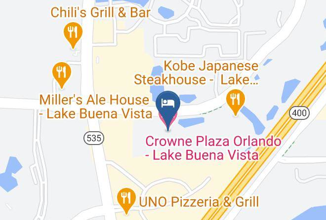 Orange - Crowne Plaza Orlando Lake Buena Vista Maps