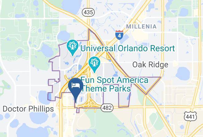Orange - Hotel Landy Orlando Universal Blvd A Tribute Portfolio Hotel Maps