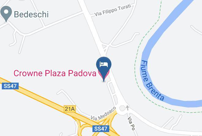 Padua - Crowne Plaza Padova Maps