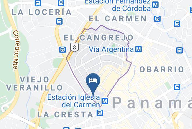 Bella Vista - Crowne Plaza Panama Maps