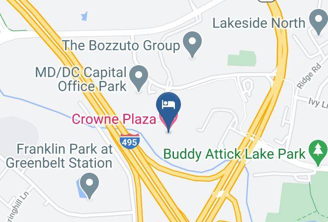 Crowne Plaza Greenbelt Washington Dc Map
