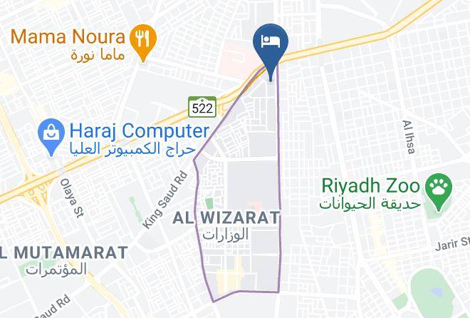Riyadh - Crowne Plaza Riyadh Minhal Maps