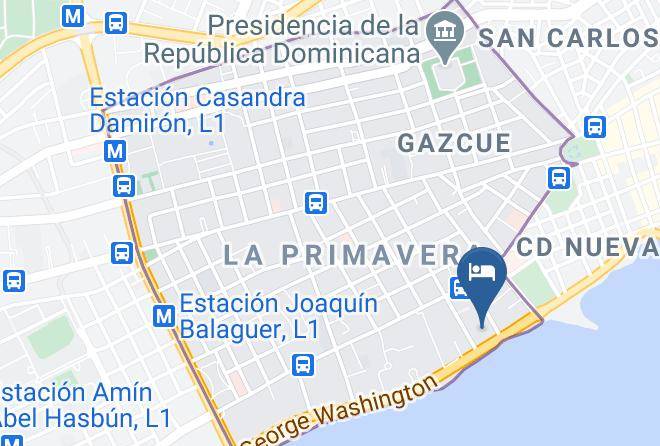 Santo Domingo De Guzman - Crowne Plaza Santo Domingo Republica Dominicana Maps