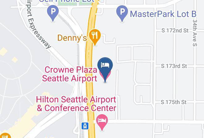 King - Crowne Plaza Seattle Airport Maps