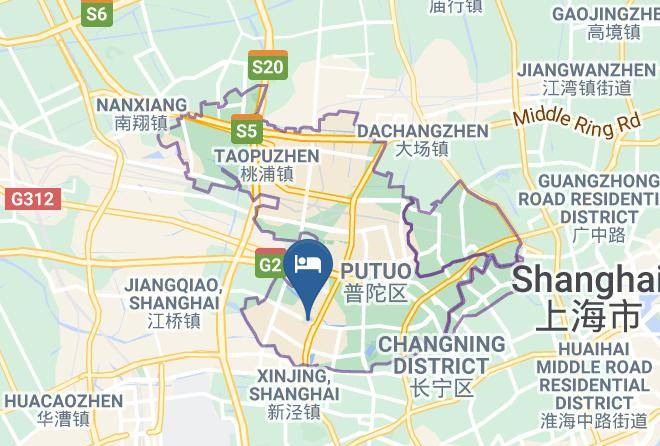 Putuo District - Crowne Plaza Shanghai Noah Square Maps