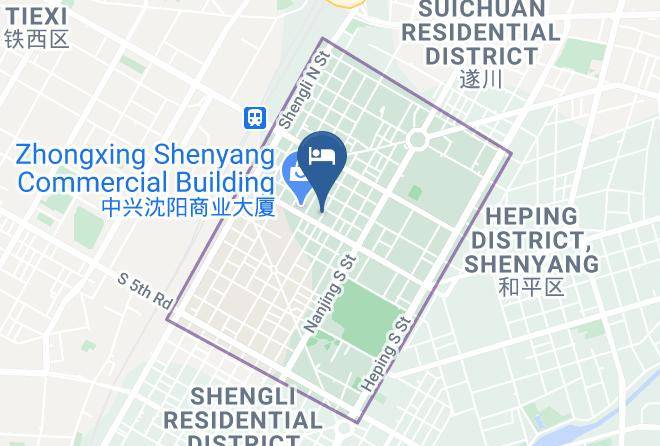 Shenyang - Crowne Plaza Shenyang Zhongshan Maps
