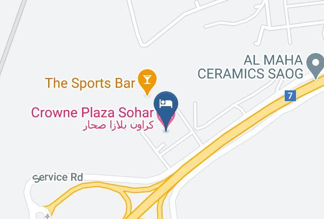 Sohar - Crowne Plaza Sohar Maps
