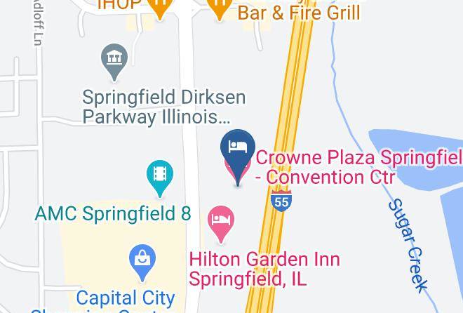 Sangamon - Crowne Plaza Springfield Convention Ctr Maps