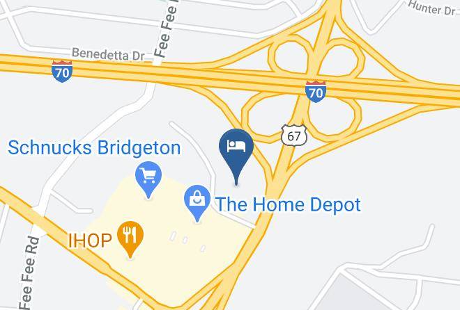 St Louis - Crowne Plaza St Louis Airport Maps