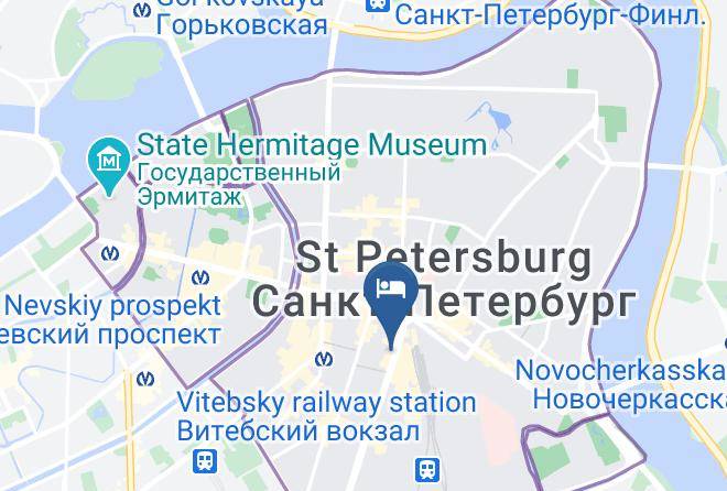 Saint Petersburg - Crowne Plaza St Petersburg Ligovsky Maps