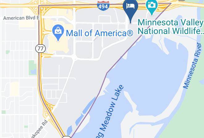 Hennepin - Crowne Plaza Suites Msp Airport Mall Of America Maps