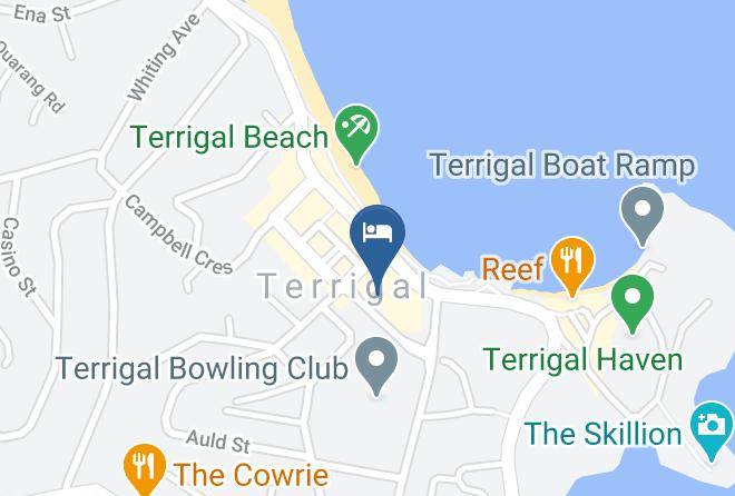 Central Coast - Crowne Plaza Terrigal Pacific Maps