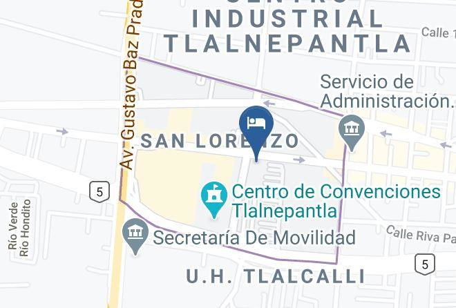 Tlalnepantla De Baz - Crowne Plaza Mexico Norte Tlalnepantla Maps