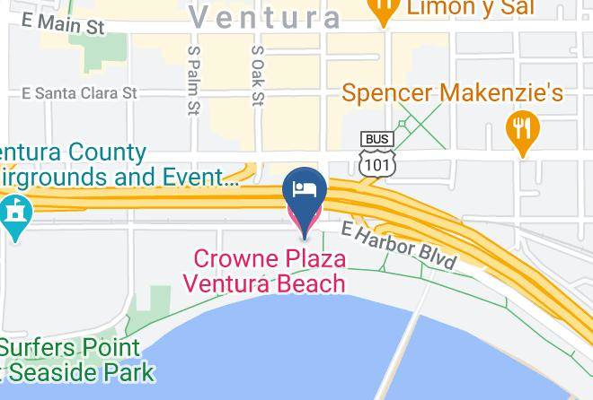 Ventura - Crowne Plaza Ventura Beach Maps