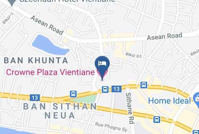 Vientiane - Crowne Plaza Vientiane Maps