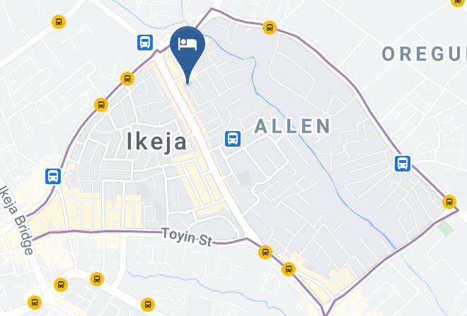 Ikeja - Crownedge Hotels Limited N18000 Maps