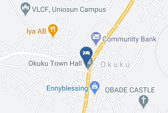 Igbara Oke - Crownfit Hotel And Suite Maps