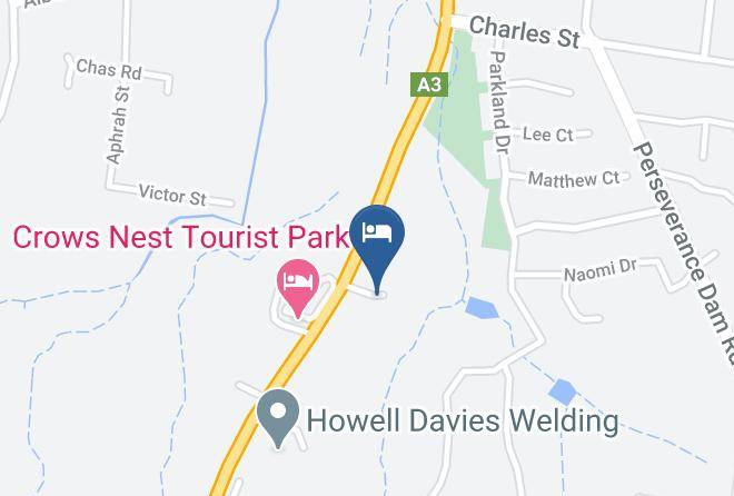 Toowoomba - Crows Nest Motel Maps