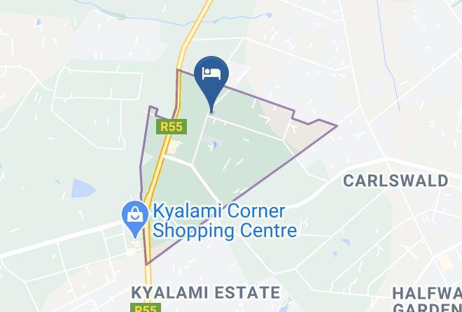 City Of Johannesburg - Crowthorne Lodge Conference & Weddings Maps