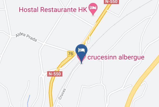 Auna - Crucesinn Albergue Maps