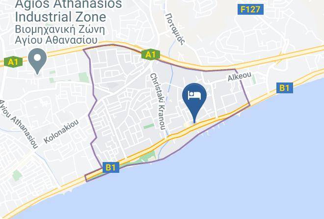 Cyprus - Crusader Beach Hotel Limassol Maps