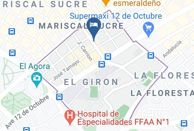 Distrito Metropolitano De Quito - Cruz Loma Hotel Maps