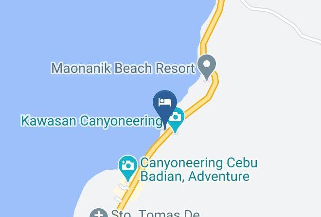 Cebu - Cruzphillips Beach Resort And Restaurant Maps