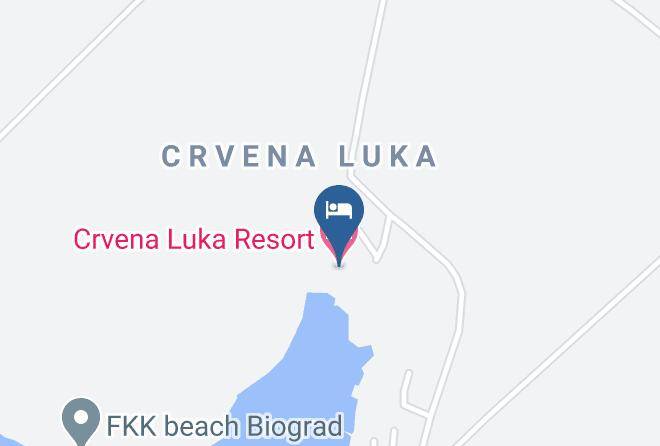 Crvena Luka Resort Map