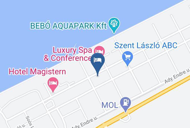 Siofok - Crystal And Susanne Pension Maps