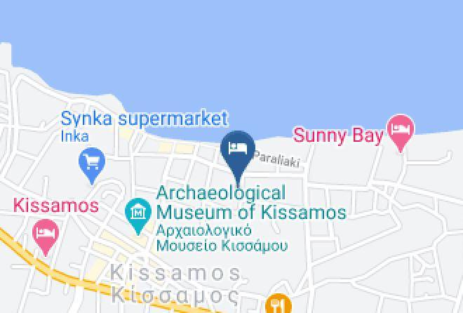 Khania - Crystal Bay Hotel Maps