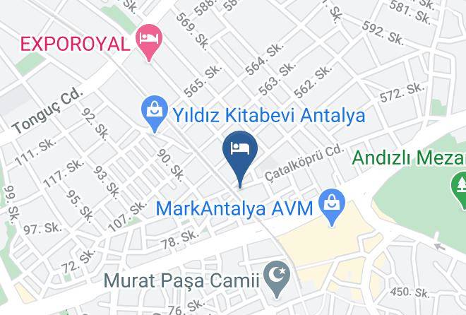 Muratpasa - Crystal Boutique Beach Resort Maps