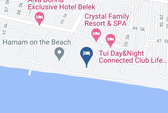Antalya - Crystal Boutique Beach Resort Maps