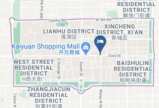 Xi An - Crystal Business Hotel Maps