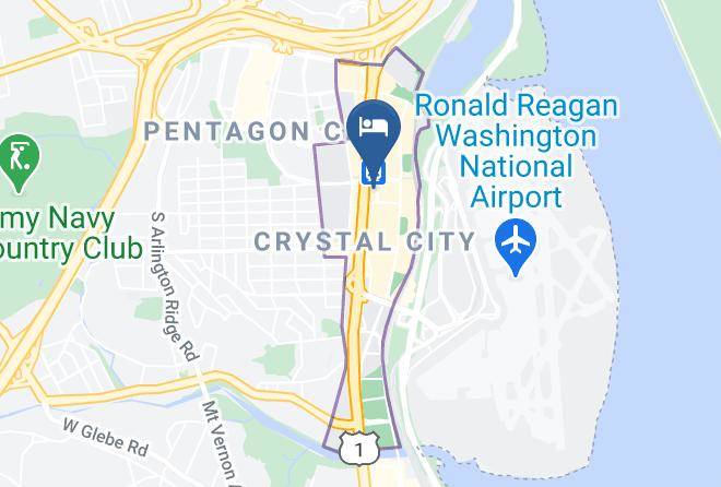 Arlington - Crystal City Marriott At Reagan National Airport Maps