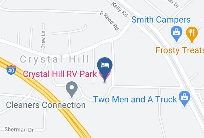 Pulaski - Crystal Hill Rv Park Maps