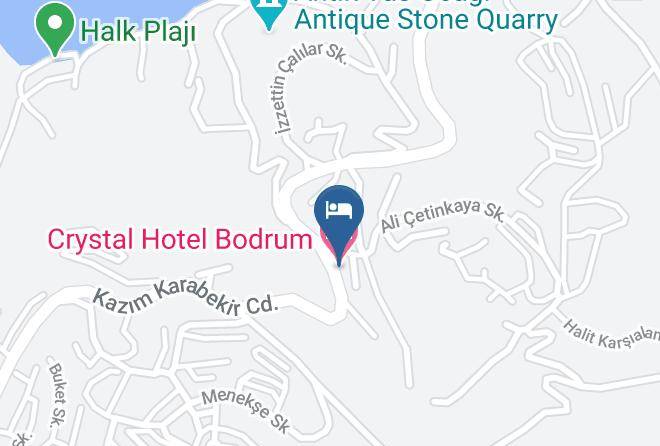 Bodrum - Crystal Hotel Bodrum Maps