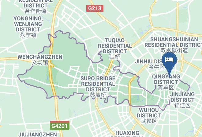 Chengdu - Crystal Hotel Maps