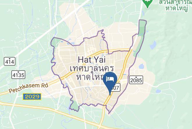 Amphoe Hat Yai - Crystal Hotel Hat Yai Maps