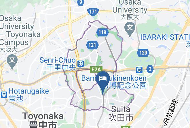 Suita City - Crystal Hotel Maps