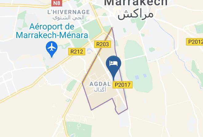 Marrakesh - Crystal Hotel Pacha Marrakech Maps