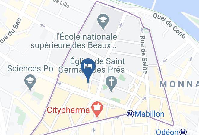 Paris - Crystal Hotel Maps